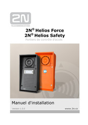 2N Helios Force 9151201-E Manuel D'installation
