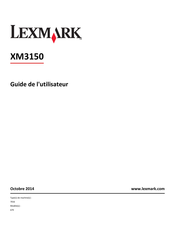 Lexmark XM3150 Guide De L'utilisateur