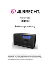 Albrecht DR400 Guide D'utilisateur