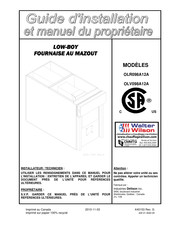 Walter Wilson LOW-BOY OLV098A12A Guide D'utilisation Et Manuel Du Propriétaire