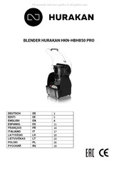 HURAKAN HKN-HBH850 PRO Mode D'emploi