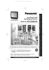 Panasonic Omnivision PV-C2523-K Manuel D'utilisation