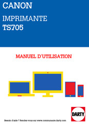 Canon TS705 Serie Manuel En Ligne