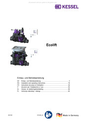 Kessel Ecolift SPZ 1000 Instructions De Pose Et D'utilisation