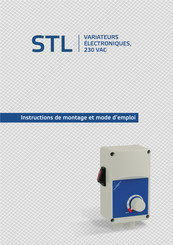 Sentera Controls STL Serie Instructions De Montage Et Mode D'emploi