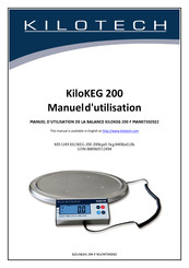 Kilotech KiloKEG 200 Manuel D'utilisation