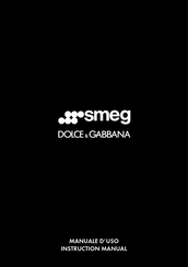 Smeg DOLCE & GABBANA CJF01DGBEU Manuel D'utilisation