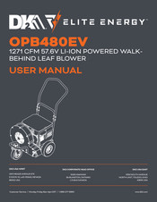 DK2 Elite Energy OPB480EV-K Manuel D'utilisation