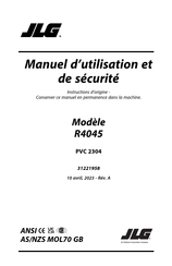 Jlg R4045 Manuel D'utilisation Et De Sécurité