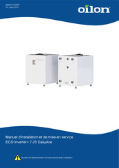 Oilon ECO Inverter+ 7-25 EasyAce Manuel D'installation Et De Mise En Service