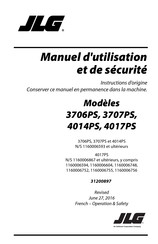 JLG 3706PS Manuel D'utilisation Et De Sécurité