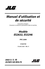 Jlg ES2632 Manuel D'utilisation Et De Sécurité
