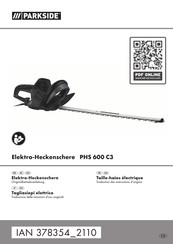 Parkside PHS 600 C3 Traduction Des Instructions D'origine