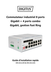 Digitus DN-651145 Guide D'installation Rapide