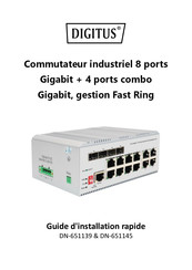 Digitus DN-651139 Guide D'installation Rapide