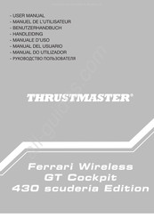 Thrustmaster FERRARI WIRELESS GT COCKPIT 430 Scuderia Edition Manuel De L'utilisateur