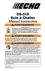 Echo CS-310 Manuel D'instructions