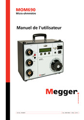 Megger MOM690 Manuel De L'utilisateur