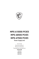 MSI MPG A750G PCIE5 Manuel D'utilisation