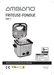 Ambiano MDF-1 Notice D'utilisation D'origine