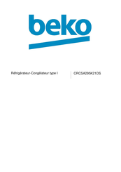 Beko CRCSA295K21DS Mode D'emploi