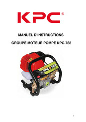 KPC KPC-768 Manuel D'instructions