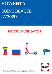 Rowenta LV2020 Manuel D'utilisation