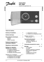 Danfoss ECL 9300 Instruction