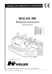 HOLMS 300 Manuel De Conduite Et D'entretien