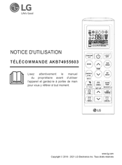 LG AKB74955603 Notice D'utilisation