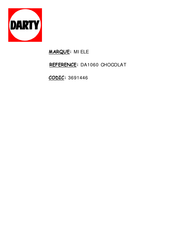 Miele 3691446 Notice D'utilisation Et De Montage