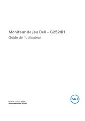 Dell G2524H Guide De L'utilisateur