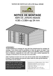 Madeira AB2648 Notice De Montage