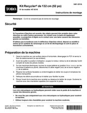 Toro Recycler 147-0310 Instructions De Montage