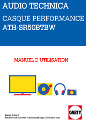 Audio-Technica ATH-SR50BTBW Manuel De L'utilisateur