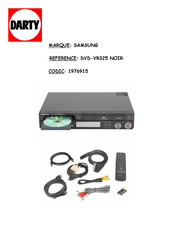 Samsung DVD-VR325 Manuel D'instructions
