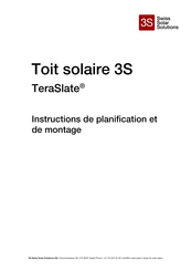 3S TeraSlate Planification Et Montage