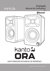 Kanto ORA Manuel De L'utilisateur