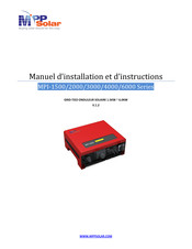 MPP Solar MPI-3000 Serie Manuel D'installation Et D'instructions