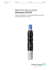 Endress+Hauser Memosens CCS55E Manuel De Mise En Service