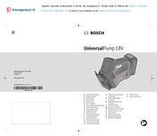 Bosch UniversalPump 18V Notice Originale