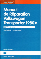 Volkswagen Transporter 1980 Manuel De Réparation