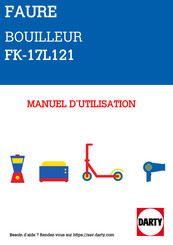 FAURE FK-17L41 Manuel D'utilisation