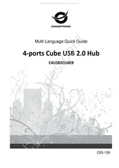 Conceptronic C4USB2CUBEB Guide Rapide