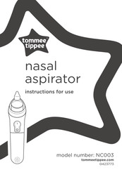 Tommee Tippee NC003 Notice D'utilisation