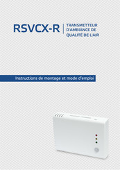 Sentera Controls RSVC R Serie Instructions De Montage Et Mode D'emploi