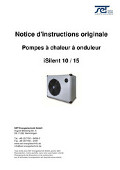 SET iSilent 10 Notice D'instructions Originale