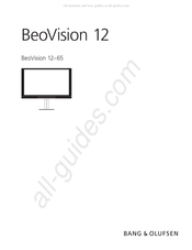Bang & Olufsen BeoVision 12-65 Mode D'emploi