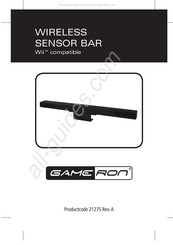 Gameron Wireless sensor Bar Mode D'emploi