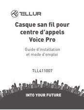 Tellur Voice Pro Guide D'installation Et Mode D'emploi